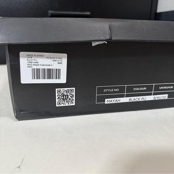 NIB/NWT Raid Mayah Knee High Boots - Picture 11 of 12